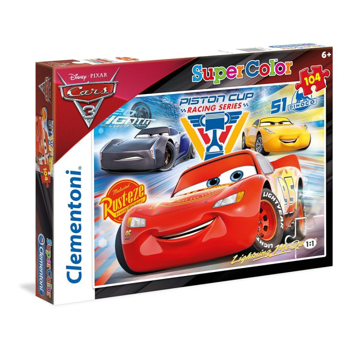 CLEMENTONI 104ч. Пъзел CARS 3 27072