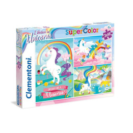 CLEMENTONI Пъзел 3х48ч. I BELIEVE IN UNICORNS 25231