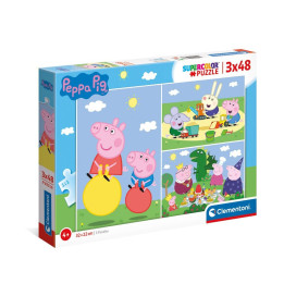 CLEMENTONI 3x48ч. Пъзел Peppa Pig 25263