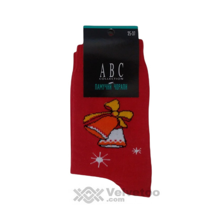 Памучни чорапи с Коледни мотиви ABC М415