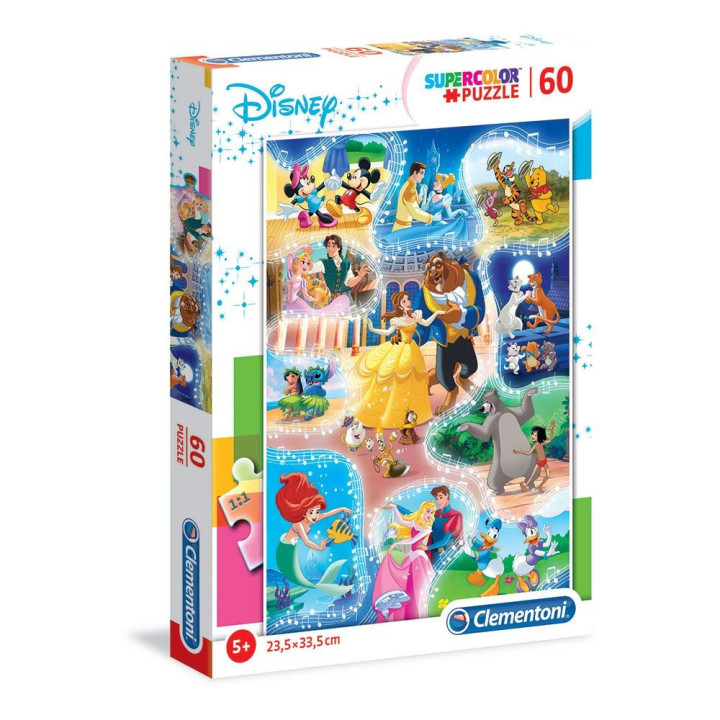CLEMENTONI 60ч. Пъзел Disney Dance Time 26992