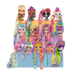 VIP PETS Модно кученце за прически 9 изненади COLOR BOOST S3 712003