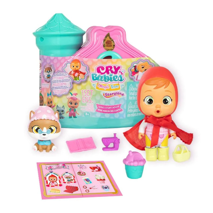 IMC Миникукла със сълзи CRYBABIES MAGIC TEARS STORYLAND в къщичка 82533