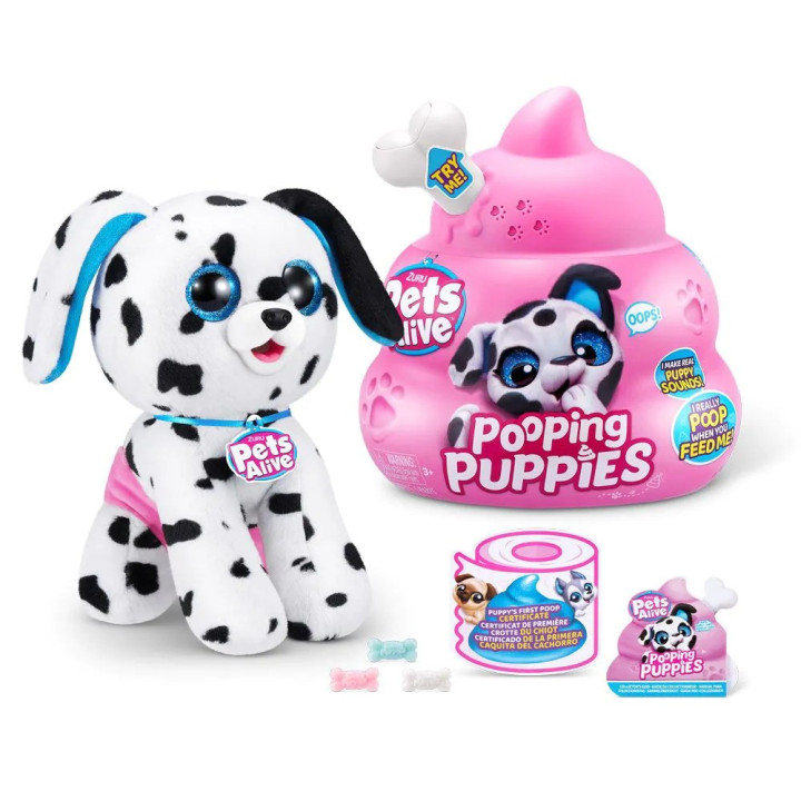PETS ALIVE Акащо Куче Изненада Pooping Puppies 9542