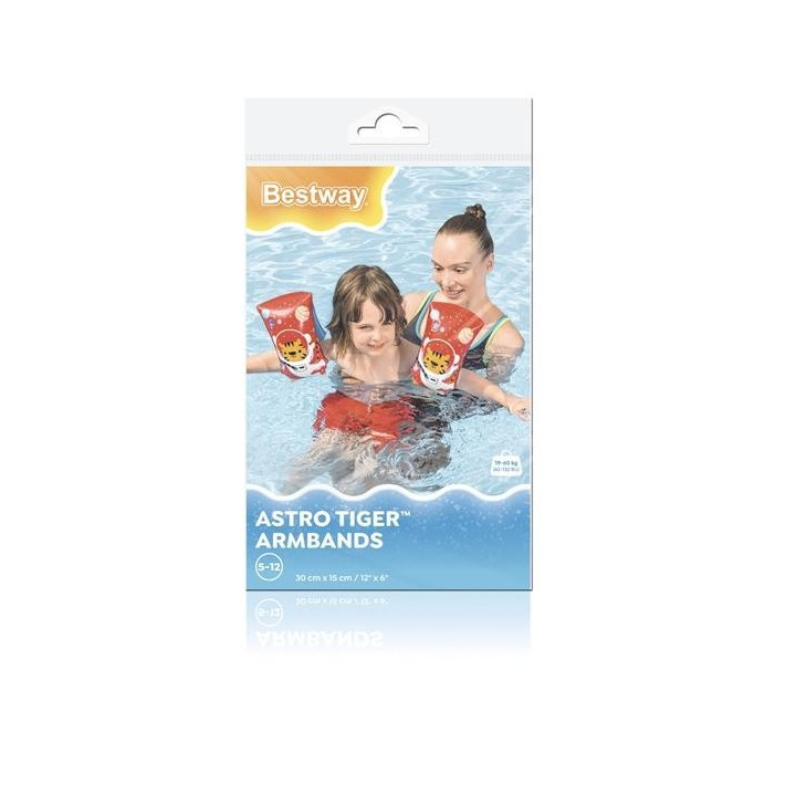 BESTWAY Надуваем пояс за ръце Astro Tiger Armbands 30х15см 32102