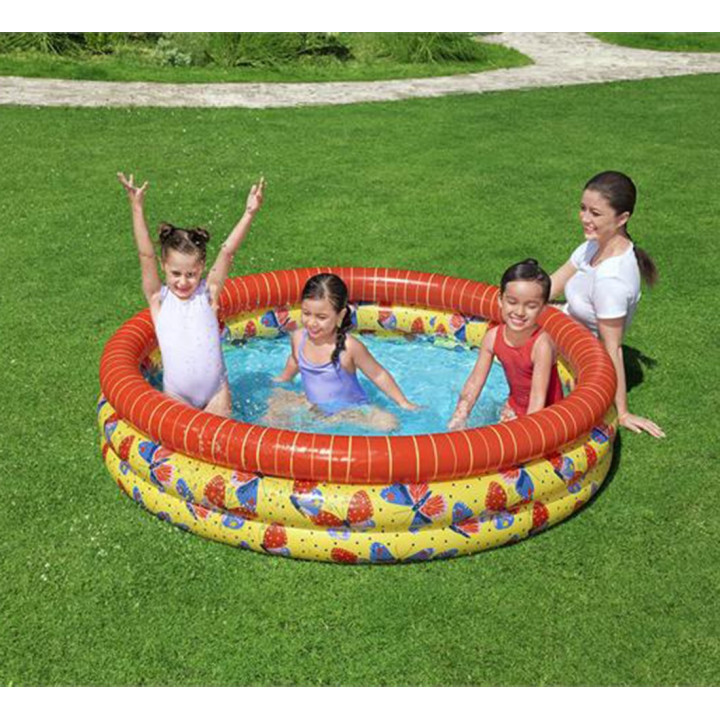BESTWAY Надуваем басейн Beautiful Butterfly 168х38см. 3 нива 51202