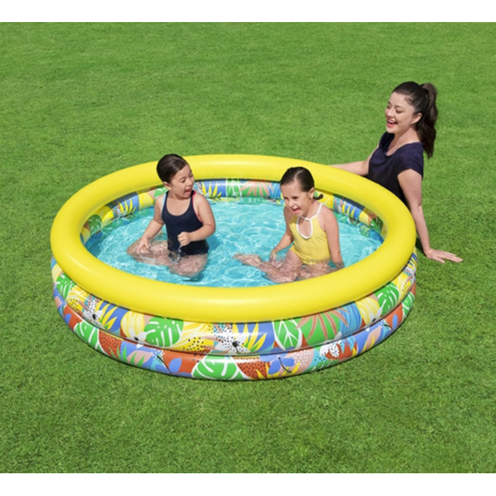 BESTWAY Надуваем басейн Floral Paradise 168х38см. 3 нива 51203