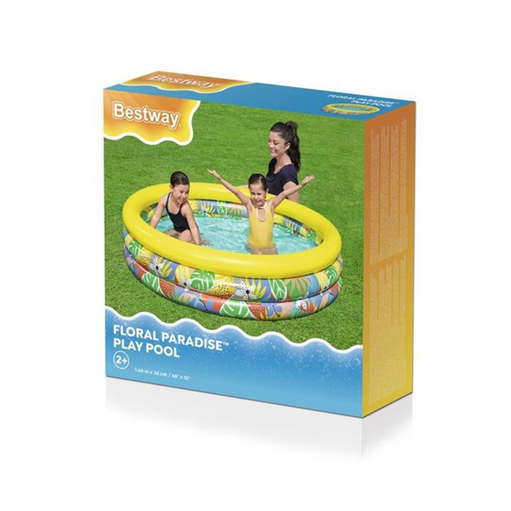 BESTWAY Надуваем басейн Floral Paradise 168х38см. 3 нива 51203