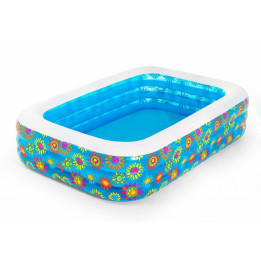 BESTWAY Надуваем Фамилен басейн FUNKY FLORAL 229х152х56см. 54120