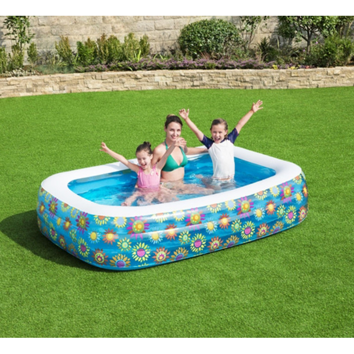 BESTWAY Надуваем Фамилен басейн FUNKY FLORAL 229х152х56см. 54120