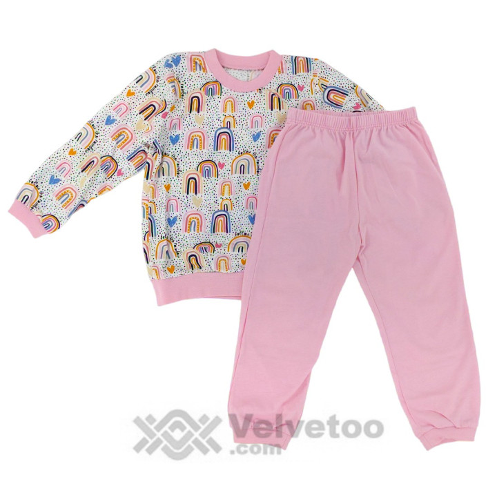 Детска пижама сингъл за момиче Candy baby