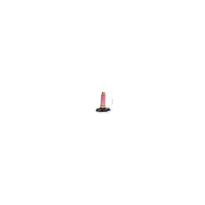 CubicFun Пъзел 3D Leaning Tower of Pisa Night Edition с LED светлини L535