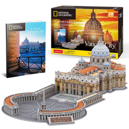 CubicFun Пъзел 3D National Geographic Vatican St.Peter's Basilica 101ч DS0997
