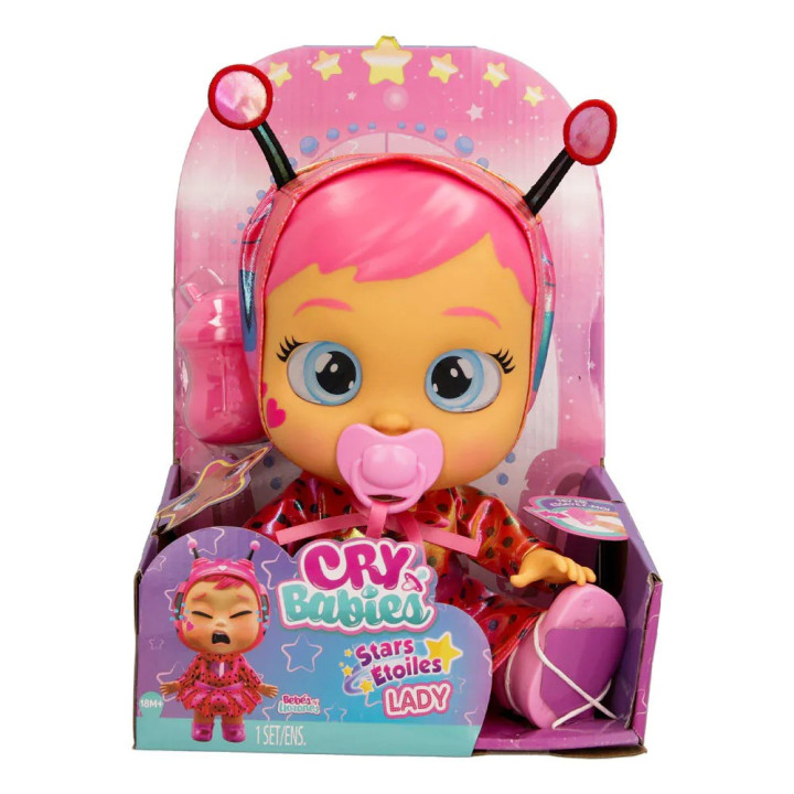 IMC Кукла със сълзи CRYBABIES Stars със звезди в очите Lady 911369