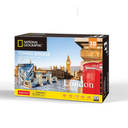 CubicFun 3D Пъзел TOWER BRIDGE NATIONAL GEOGRAPHIC DS0978
