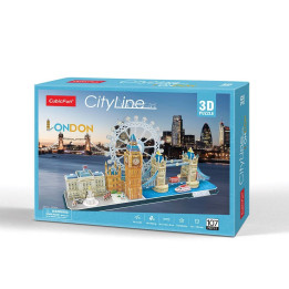 CubicFun 3D Пъзел CITY Line LONDON MC253