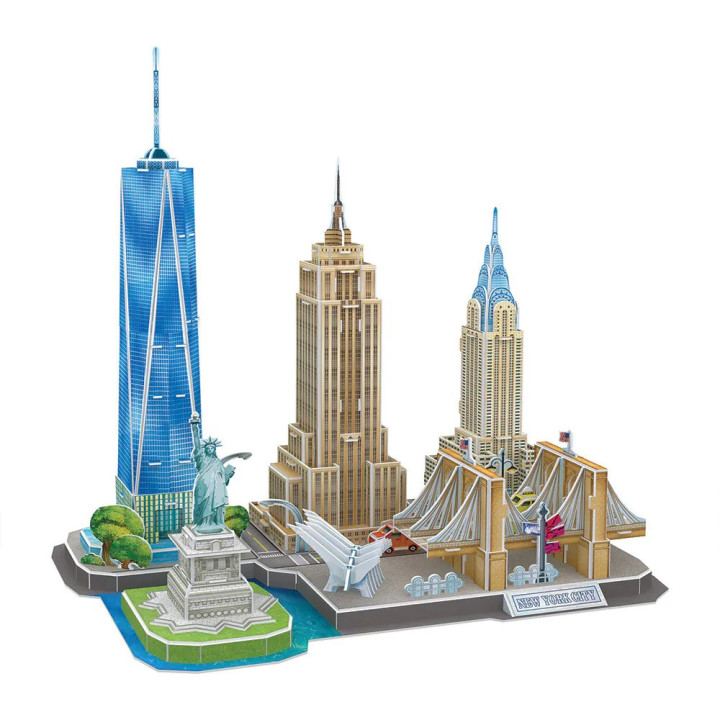 CubicFun 3D Пъзел City Line New York City MC255