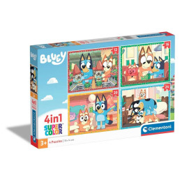 CLEMENTONI 4 в 1 Пъзел Bluey 21530