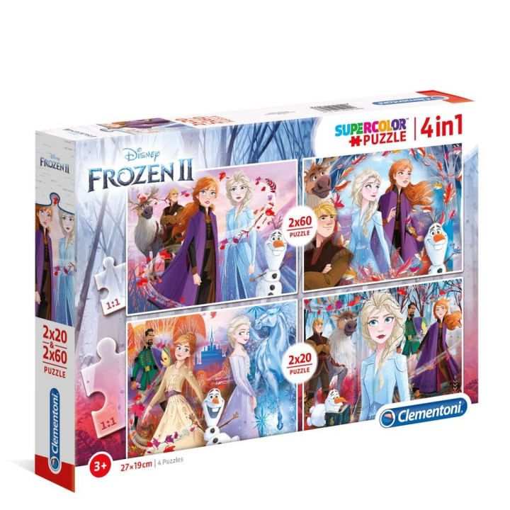 CLEMENTONI Пъзел 2X20 и 2X60ч Frozen 2 21307