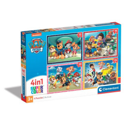 CLEMENTONI 4 в 1 Пъзел Paw Patrol 21513