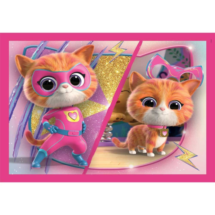 CLEMENTONI 4 в 1 Пъзел Super Kitties 21531