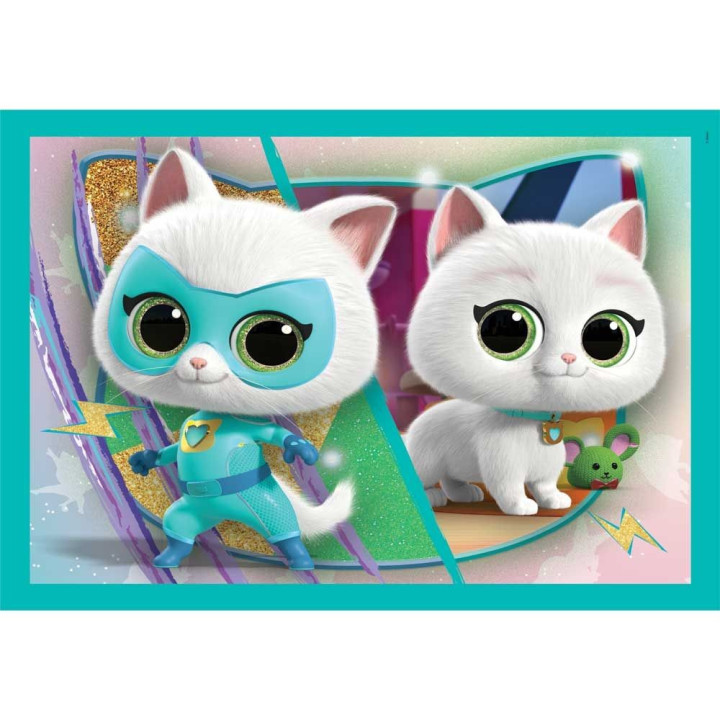 CLEMENTONI 4 в 1 Пъзел Super Kitties 21531