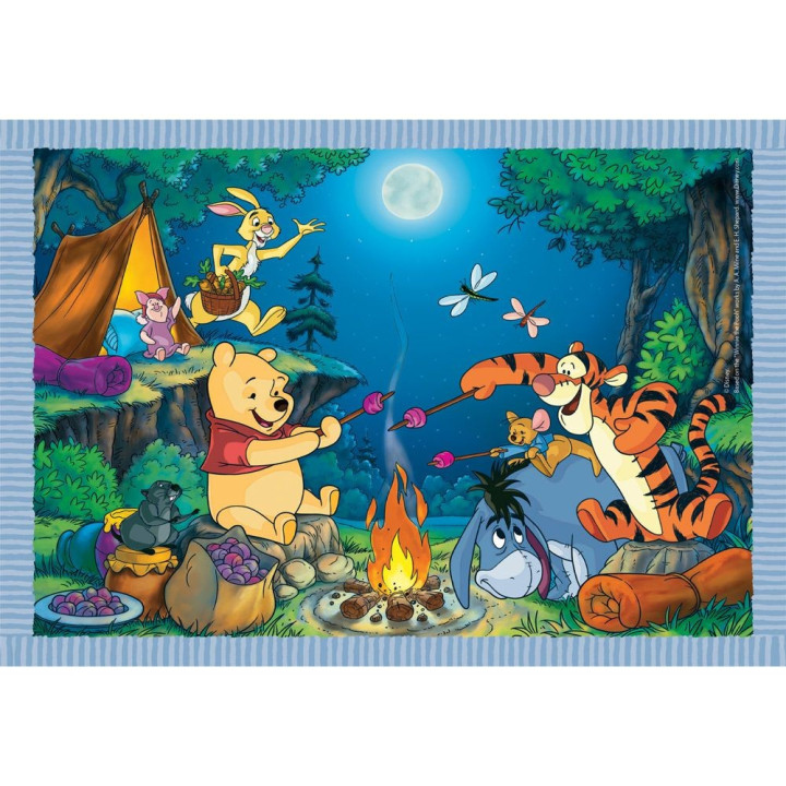 CLEMENTONI 4 в 1 Пъзел Winnie The Pooh 21514