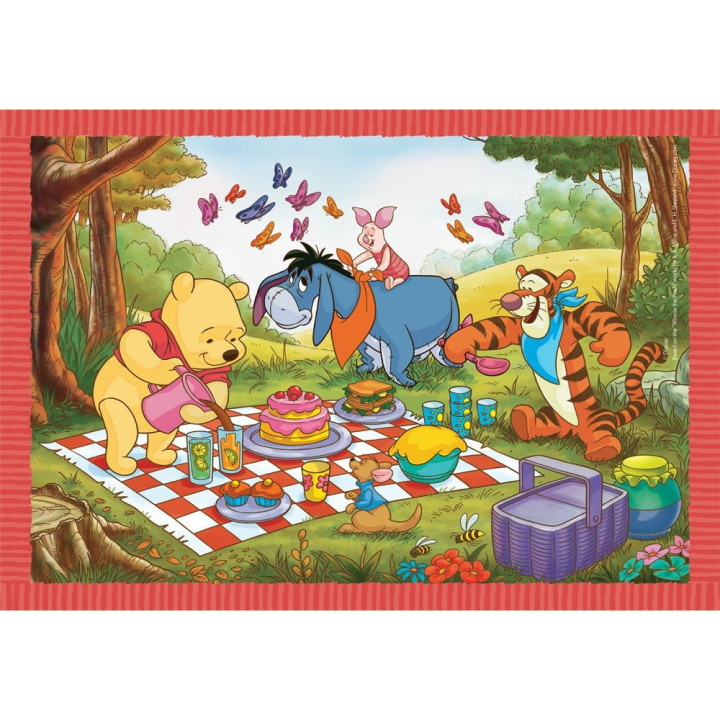 CLEMENTONI 4 в 1 Пъзел Winnie The Pooh 21514