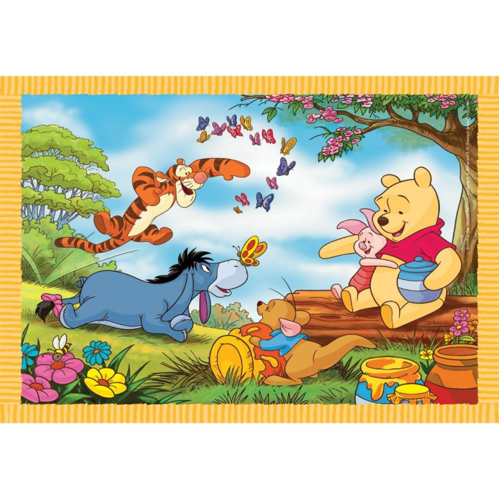 CLEMENTONI 4 в 1 Пъзел Winnie The Pooh 21514
