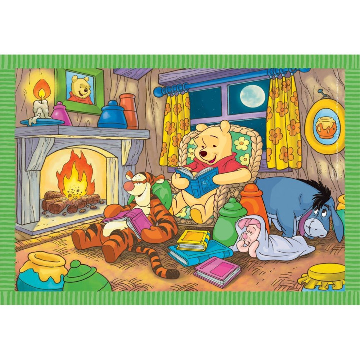 CLEMENTONI 4 в 1 Пъзел Winnie The Pooh 21514