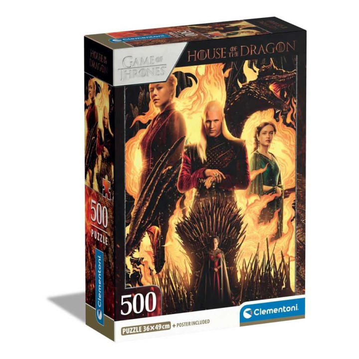 CLEMENTONI 500ч. Пъзел House of The Dragon 35548