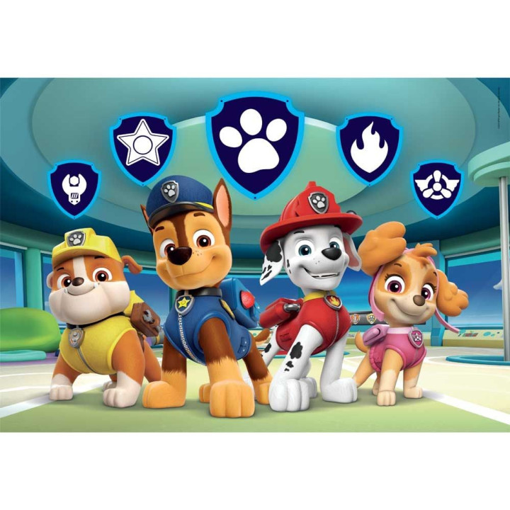 CLEMENTONI 104ч. Пъзел Glowing Paw Patrol 27176