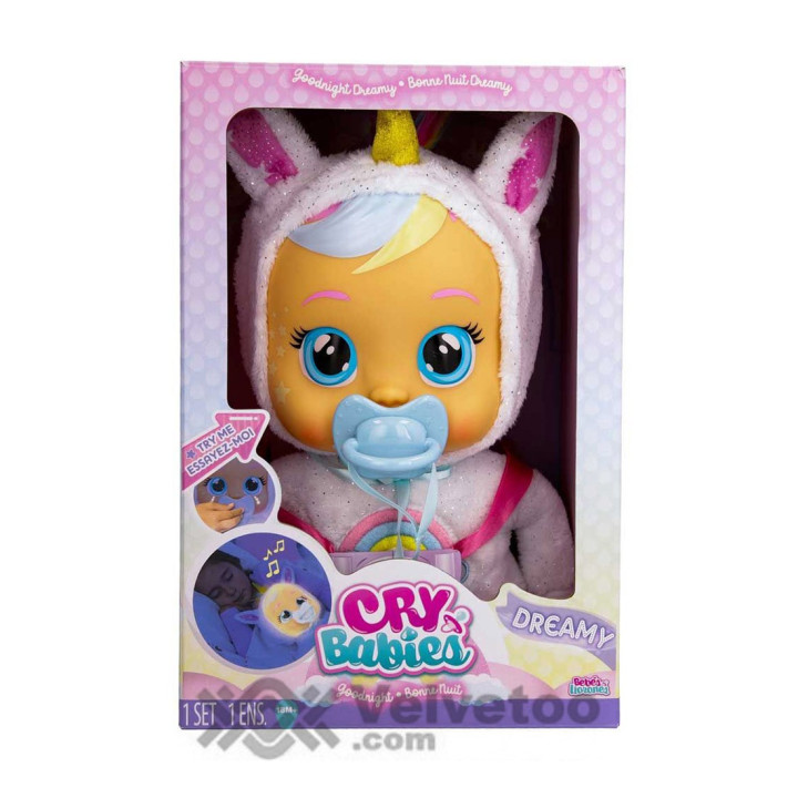 IMC Кукла CRYBABIES Лека нощ Dreamy 914124