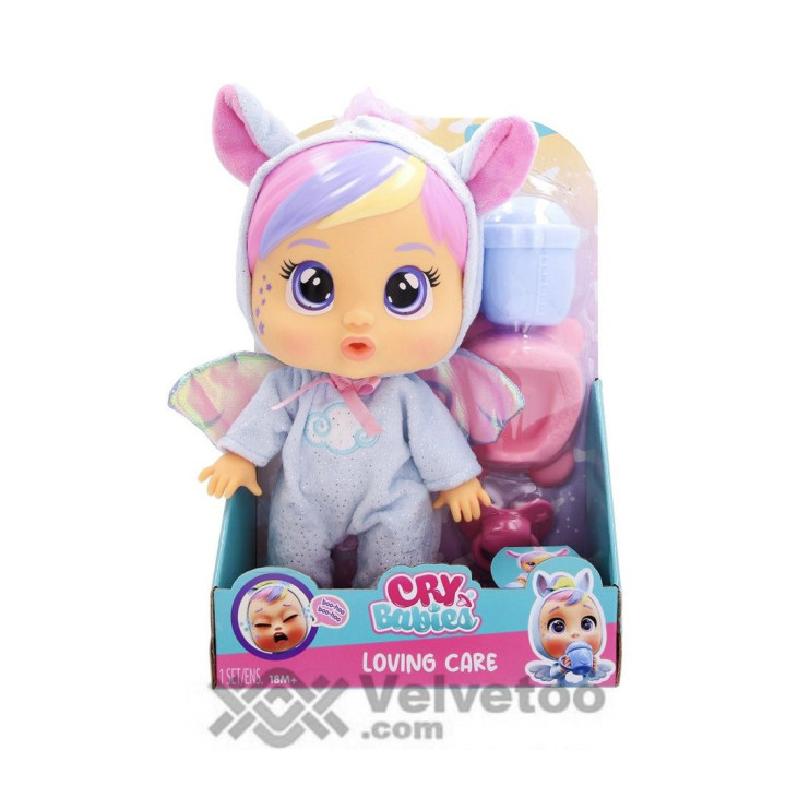 IMC Кукла със сълзи CRYBABIES Loving Care Fantasy JENNA 915954
