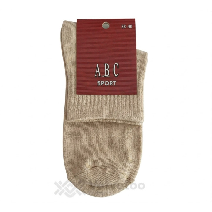 Дамски чорап къс конч  ABC М1412 бежов